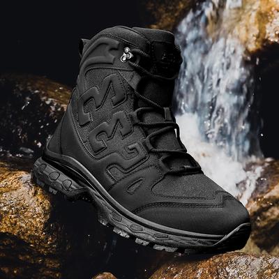 Herrenstiefel Hochwertige Trainingsschuhe Wüstenstiefel Outdoor Bequeme Wanderschuhe Wüstenstiefel Knöchelschuh Herren Arbeits-Sicherheitsschuhe
