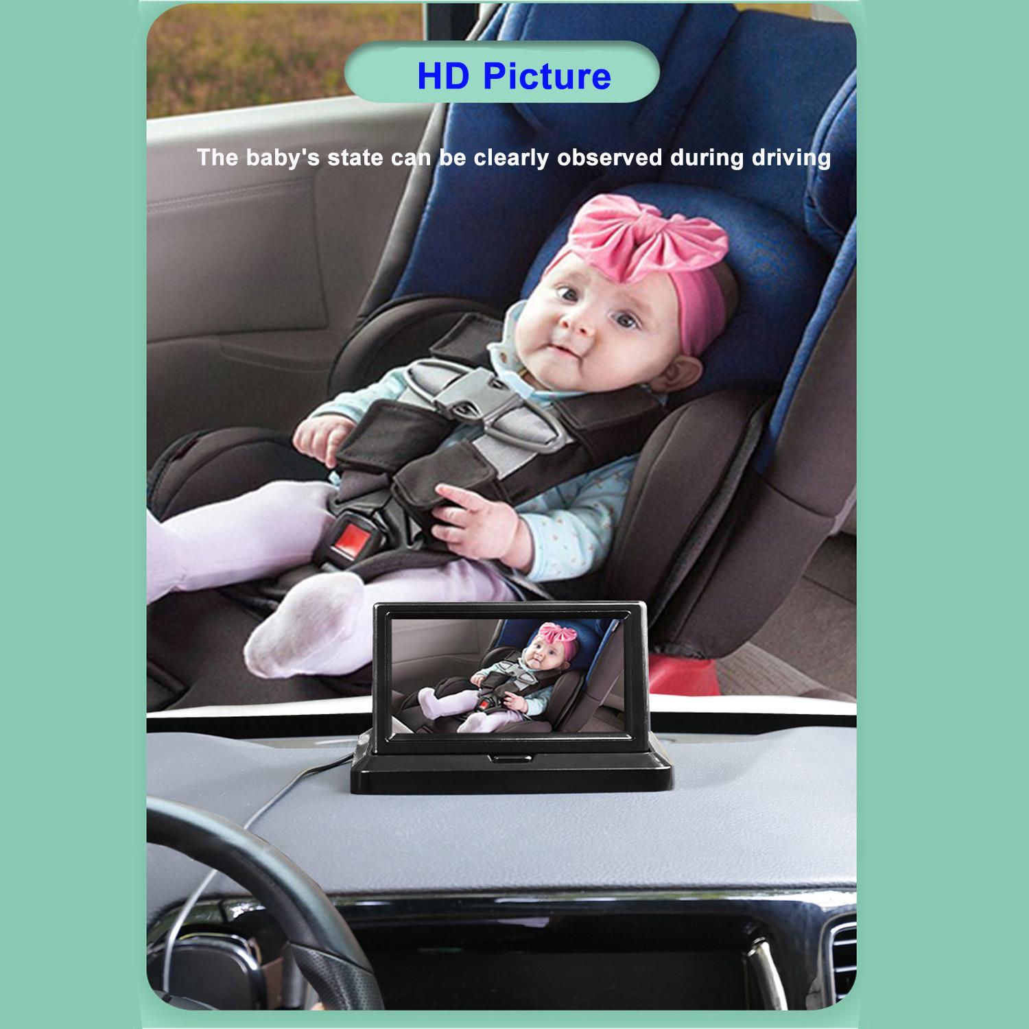 

RH-B02 4.3 Inch 1080P Baby Car Monitor Camera for Baby Rear Facing Seat Type A