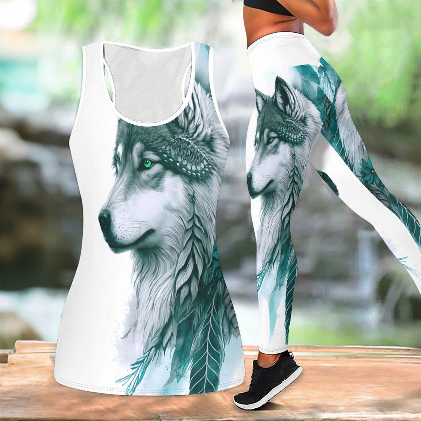 

Умные животные Принт Узор Йога Наряд для Женщин Модный Тренировочный Леггинсы Фитнес Спорт Повседневный Йога Набор Спортивный Костюм XS темно-синий