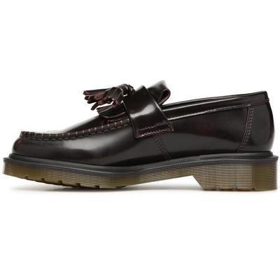 Dámske slip-ony Dr. Martens Adrian arcadia čerešňovo červená