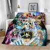 3D S-Saint S-Seiya Japan Anime Cartoon Flannel Blanket Soft Throw Blanket Art For Home Decor Bedroom Bed Sofa Picnic Fans Gifts