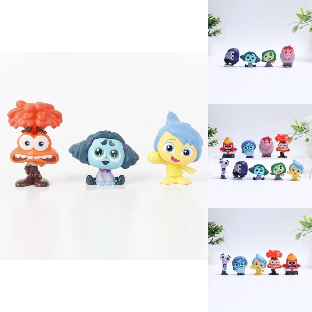 Miniature Inside Out Emotion Figures Pvc Collectible Toys Fun And Colorful Designs