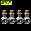Mini Glass Bottles Jars Clear Empty Containers With Lids Wishing Message Glass Bottle Diy Crafts For Xmas Wedding Decorations