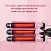 1pc Portable Curling Lron Hair Curler with Threee Barrels for Flawless Hairstyles On the Go - Perfect for Home and Travel