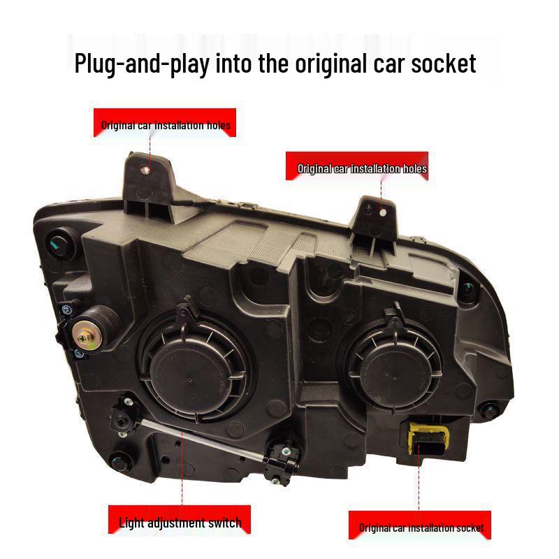 Compatible Jiefang J6P Headlight LED Bi-Beam Projector Lens for J6P500/550 Navigator Edition