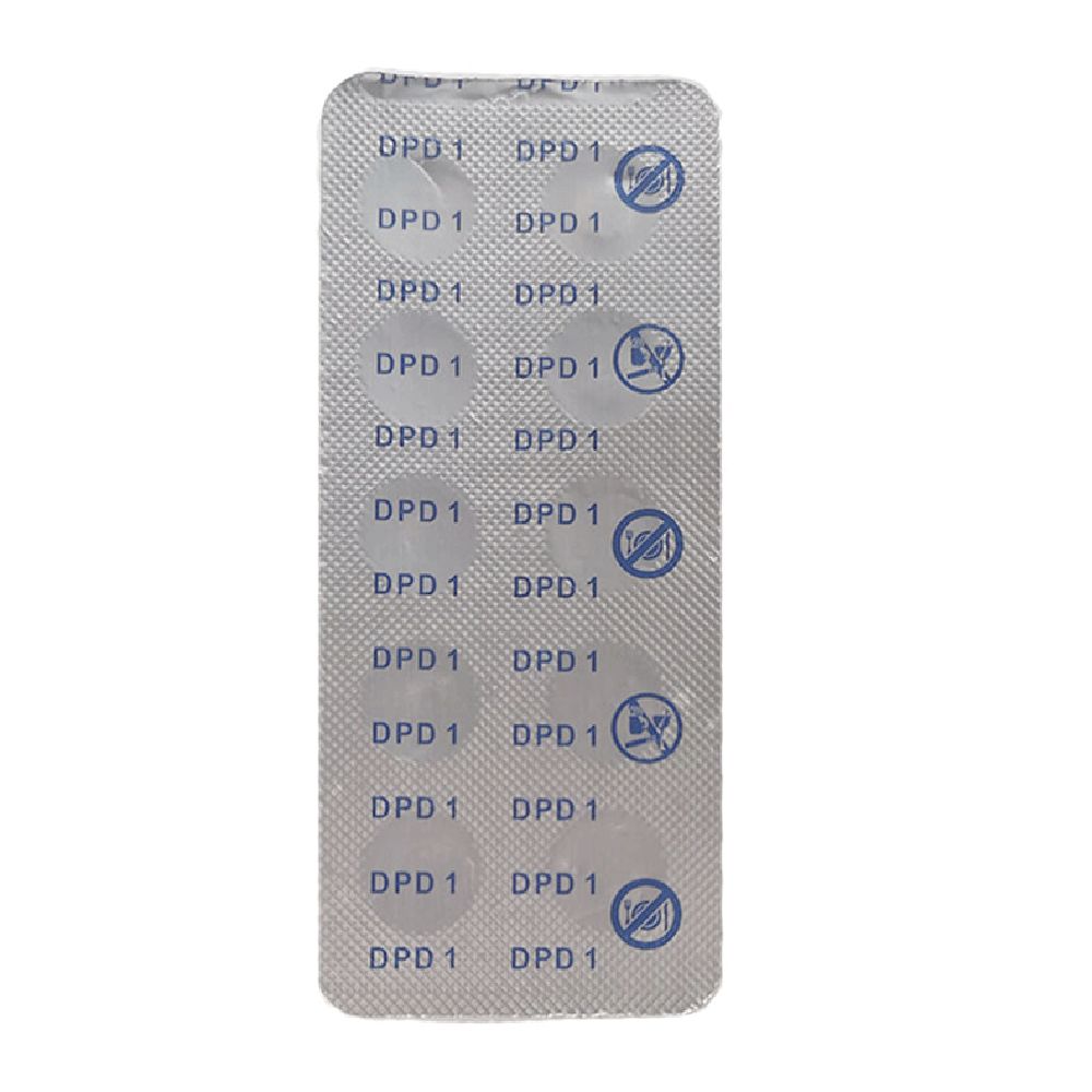 100PCS Effervescent Tablets DPD Chlorine Test Water Quality Analysis Water Test Swimming Pool