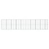 VidaXL Panier gabion avec couvercle 950x100x200 cm fer galvanisé, mur en gabion, mur de soutènement en gabion, clôture en 3295242