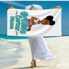 Custom Name Ultra-Soft Beach Towel with Gracie's Corner Theme,Ideal for Pool - Camping, Diving - Perfect Travel Essential, Vibrant Beach Towel.