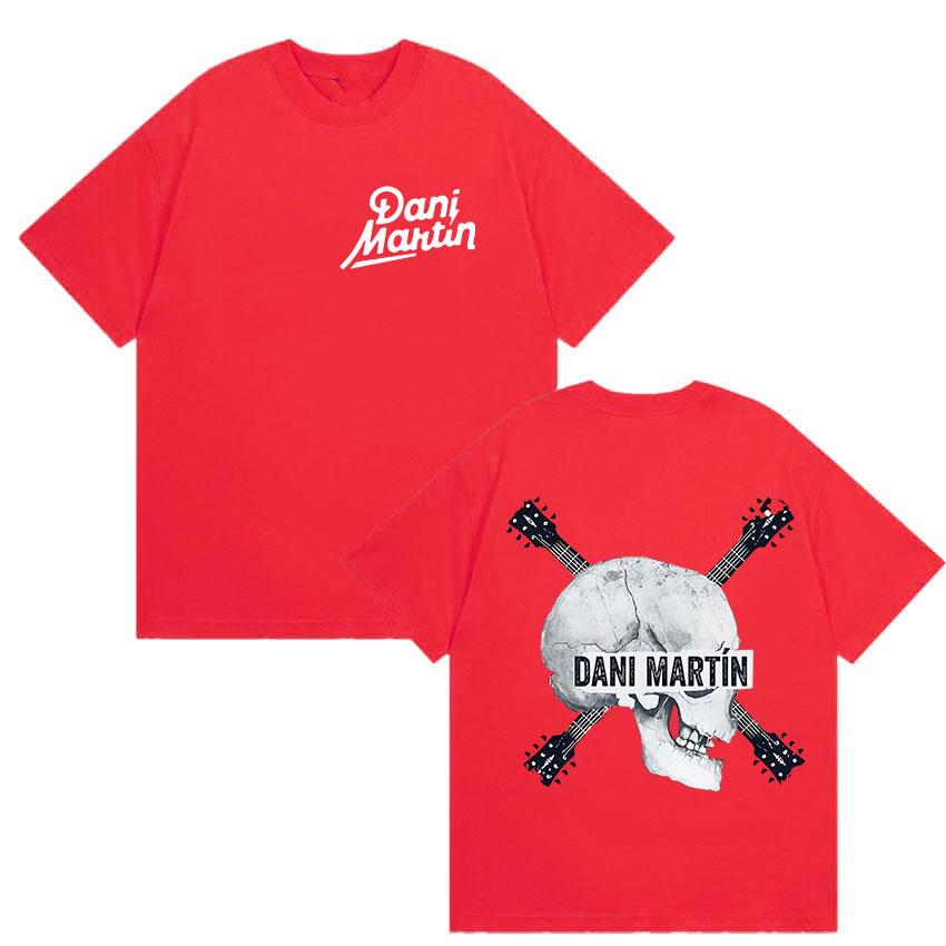 Rock Band Dani Martin Tour 2026 Merch T Shirt Unisexs Gothic Hip Hop Short Sleeve Tshirts Vintage Oversized Cotton Tshirt
