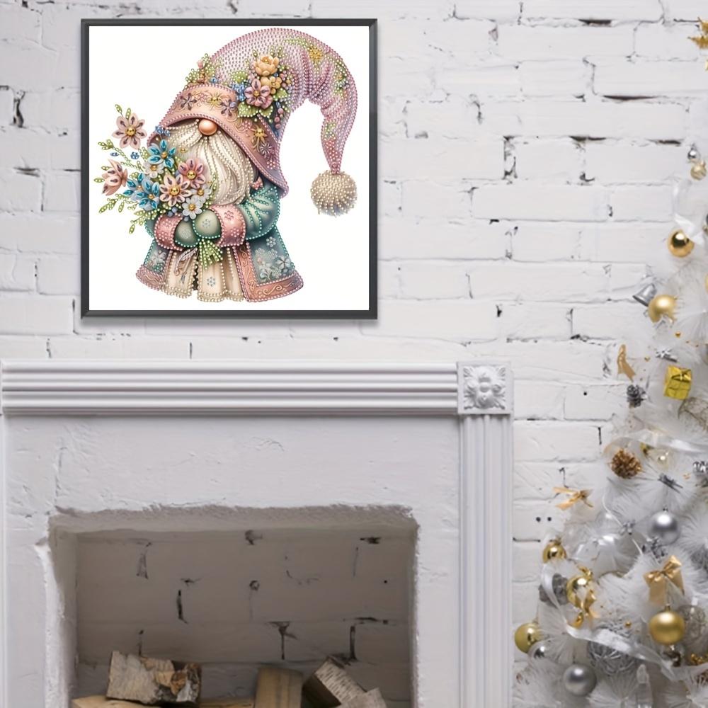 

1 diamond painting set, DIY 5D special shape suitable for wall decoration in bedrooms, study, etc., frameless білий