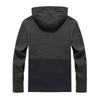Men's Autumn New Outdoor Casual Hooded Windproof Jacket Top Men's Soft Shell Charge Jacket