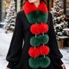 Windproof Women Fashion Scarf Long Neck Warmer Collar New Warmth Magnetic Scarf  Christmas Gift