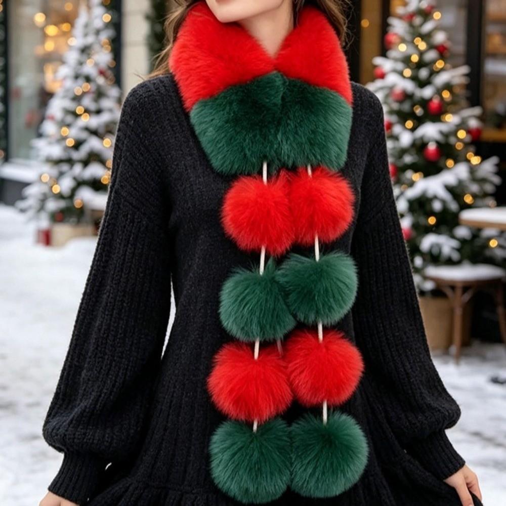 Windproof Women Fashion Scarf Long Neck Warmer Collar New Warmth Magnetic Scarf  Christmas Gift