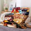 Coperta in flanella del cartone animato Ratatouille, calda e morbida per la primavera, adatta sia per uomini che per donne, bellissima coperta per il soggiorno,