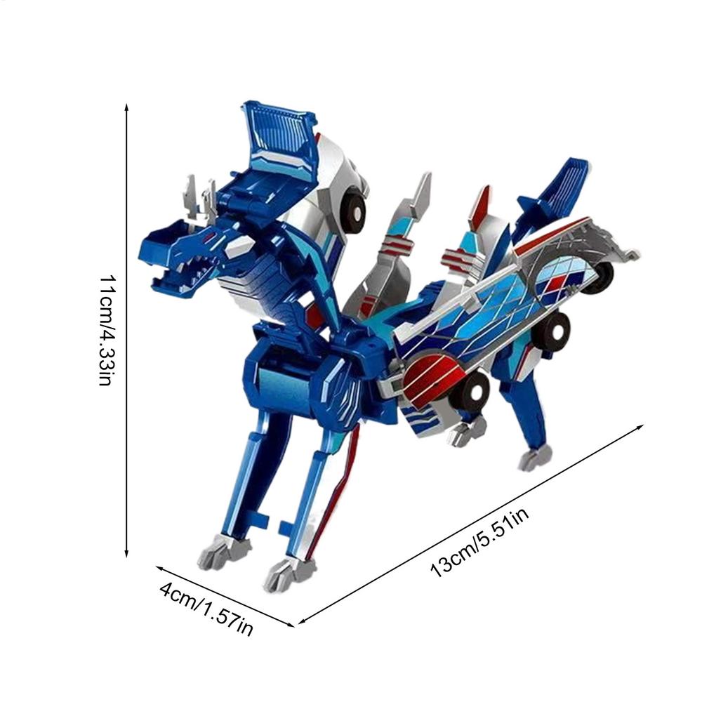 Dinosaur Car Toy Magnetic Dragon Toys Collision Transforming Dinosaur Car Toy Fun Transforming Cars for Toddler Preschool School