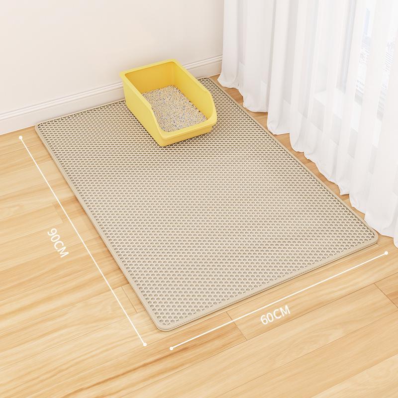 Anti-Splash Cat Litter Mat for Sand Control and Leakage Prevention