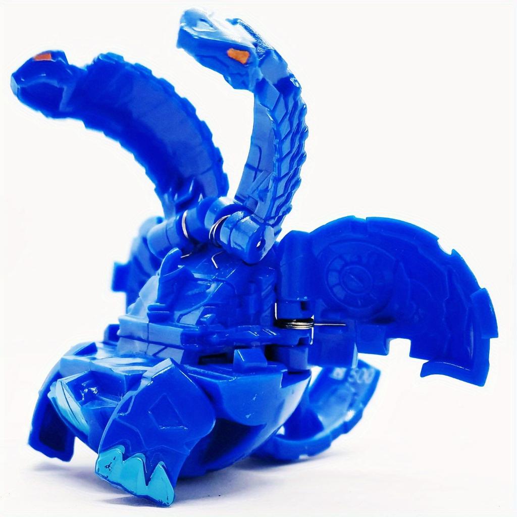 Dark Two-Headed Dragon 3.6cm Deformed Egg Hyper Dragonoid Battle GameToy