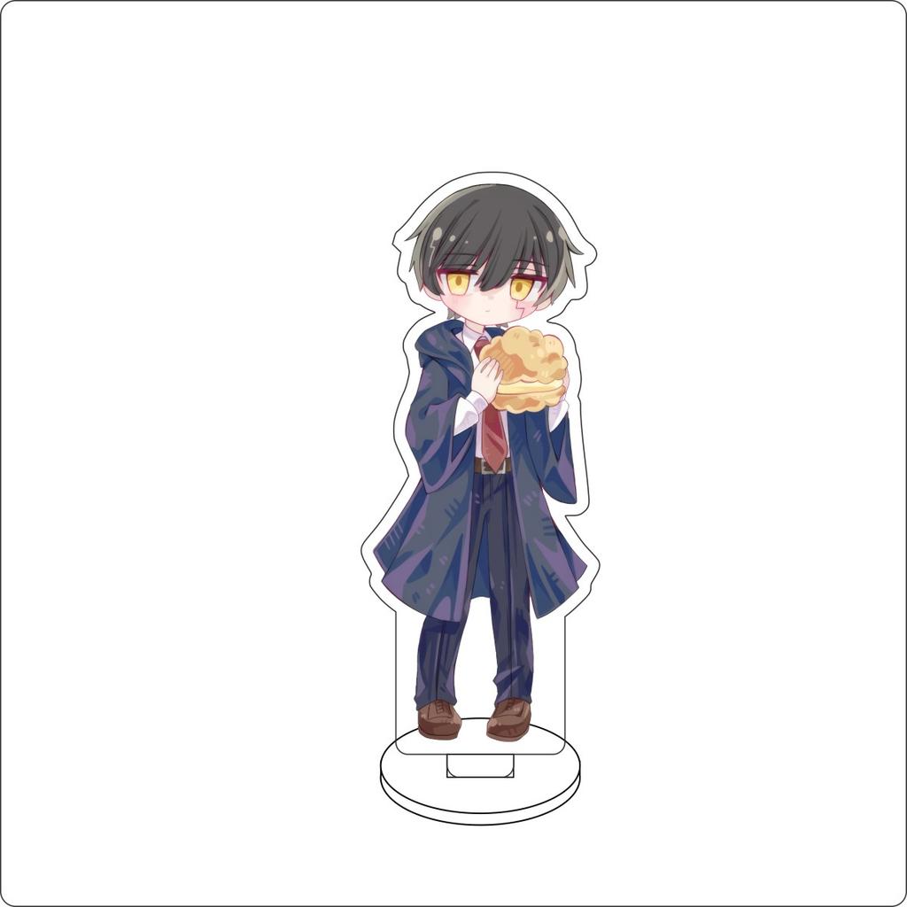 10CM Anime Mashle: Magic and Muscles Figure Stand Model Mash Burnedead/Lance Crown Cute Desk Decor Standing Sign Gifts