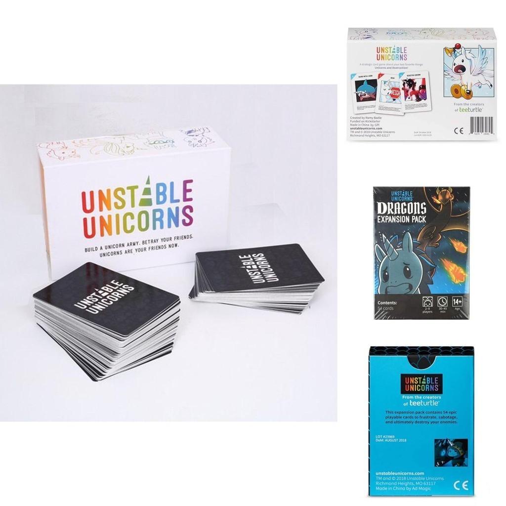 Fun And Strategic Unstable Unicorns Card Board Game Expansion For Family Parties
