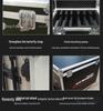 Black Aluminum Alloy Flight Case for Tools and Audio Equipment