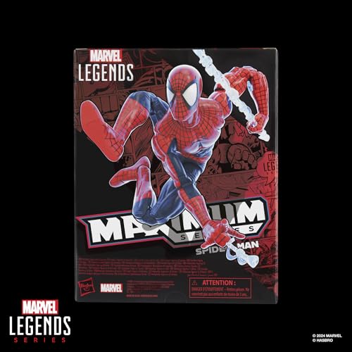 Hasbro Marvel Legends Maximum Series Spider-Man, Deluxe Spider-Man Comic Collection 15cm Action Figure, Amazing Articulation, Great Accessories G0594