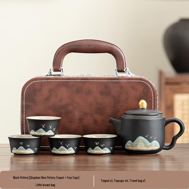 Yipan Chinese Green Mountain Teapot Set