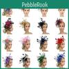Hair Feather Large Fascinator Headband Wedding Ladies Day Races Royal Ascot