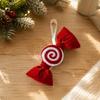 CandyShaped Christmas Ornament Festive Velvet Candy Easy to Hang Ornaments for Party