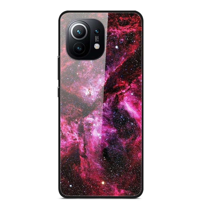 Luxury Cover Case for Xiaomi mi 11 Tempered Glass Cover for Xiaomi mi 11 Lite 5G NE Phone Case for Xiaomi Mi 11 mi11 Lite Coque