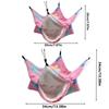 Warm Plush Hamster Hammock Small Animal Double-layer Thicken Sleeping Bag Nest Pets Rat Squirrel Hanging Cage House
