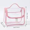 Large Capacity Travel Toiletry Bag Transparent Multi-function Clear Handbag Waterproof PVC Makeup Cosmetics Bag Travel Use