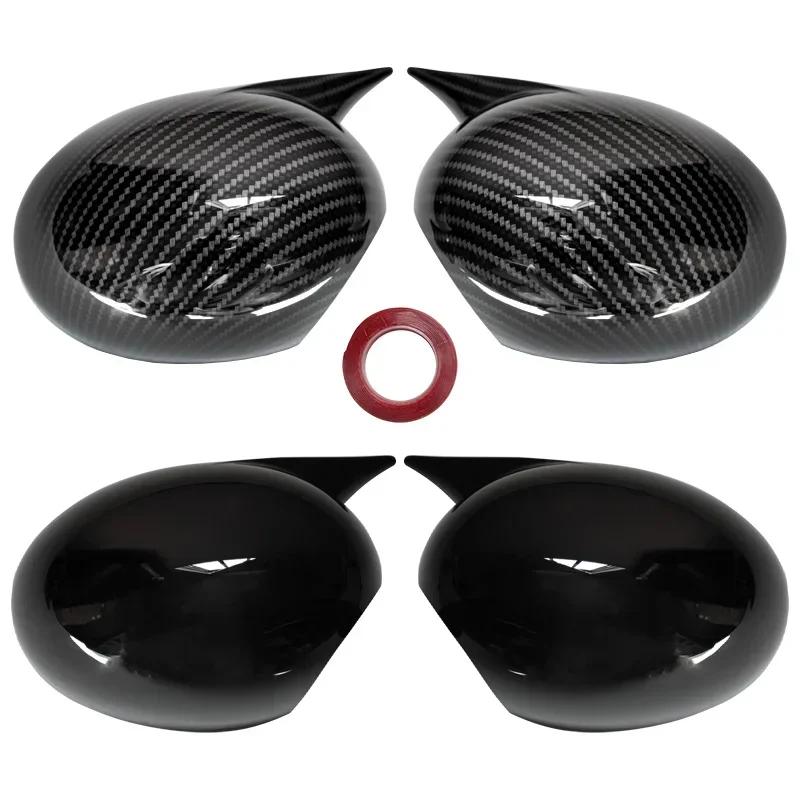 Til Mini Cooper Clubman R55 Blank Sort R56 R57 R58 R59 R60 Countryman R61 Tilbehør Bil Bakspejl Dæksel Skal