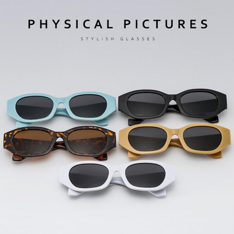 Classic Small Womens Sun Glasses Glasses Men Elegant Vintage Circular Ladies Oval Sun Eyeglasses Trendy Designer Style Style Eyewear Female