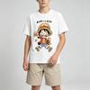 Anime One Piece Monkey D Luffy Printed Street Style Men Women Tee Adults Children Boy Gril Top Kids Parent Child Cotton Tshirt
