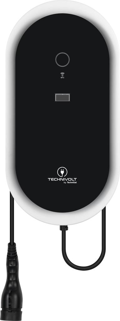 Wallbox Ladestation TECHNIVOLT 1100 SMART 11kW RFID 4G Zähler 7.5m