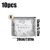 30pcs S/M/L Packaging Sealable Foil Pouch Bags Aluminum Foil Fresh-keeping Bag Sealable Bag Refrigerator Pantry Organizer Bags