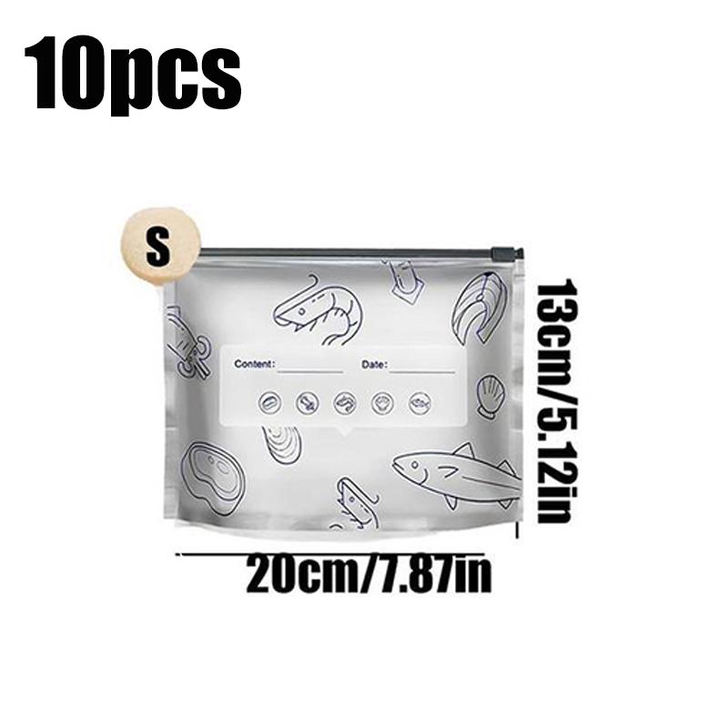 30pcs S/M/L Packaging Sealable Foil Pouch Bags Aluminum Foil Fresh-keeping Bag Sealable Bag Refrigerator Pantry Organizer Bags