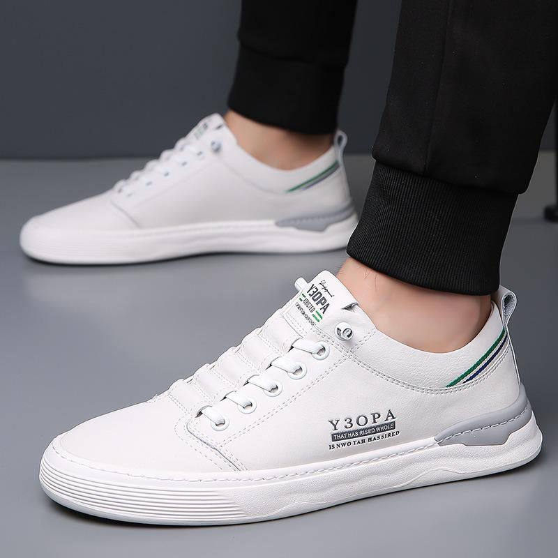 Fashion Fashion Leather Casual Sneakers for Men Designer Soft-soled Men's Board Shoes Spring Autumn Outdoor Sports Zapatos De Hombre