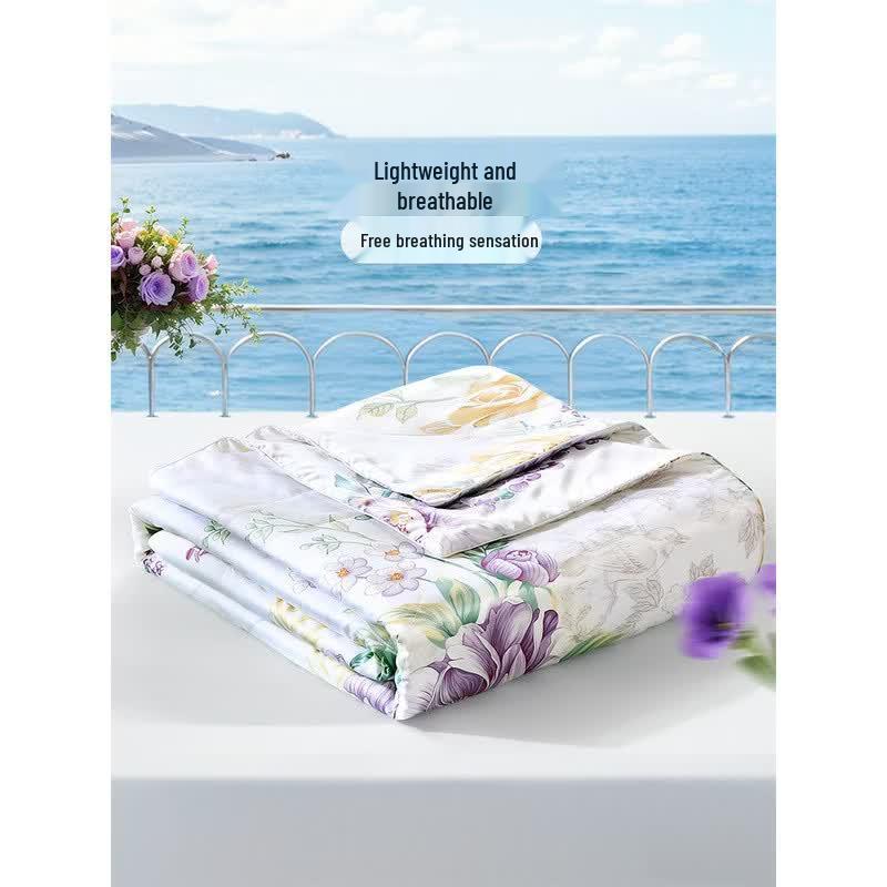 Fuanna Tussah Silk Lyocell Summer Quilt