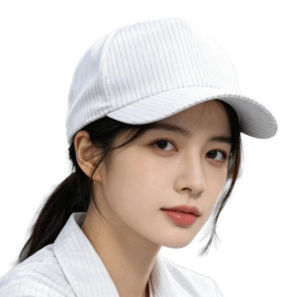 Anti Static Work Hat Hard Tongue Chef Hat Hygienic Baseball Cap  Dust Free Workshop