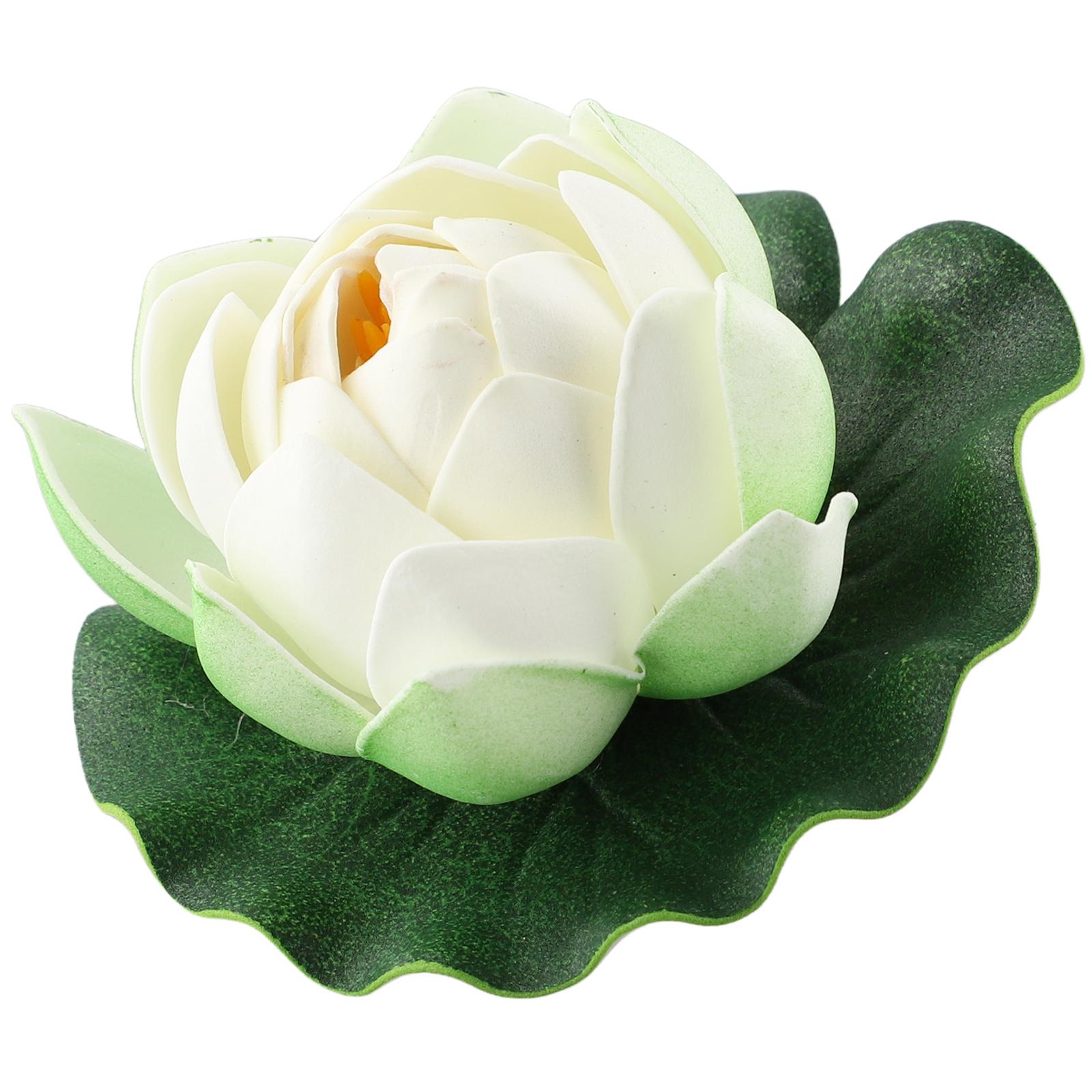 

Fake Plant Artificial Plant Indoor Lotus Outdoor About 10cm About 18cm Artificial Leaf Pond Plastic White Outdoor China Mainland