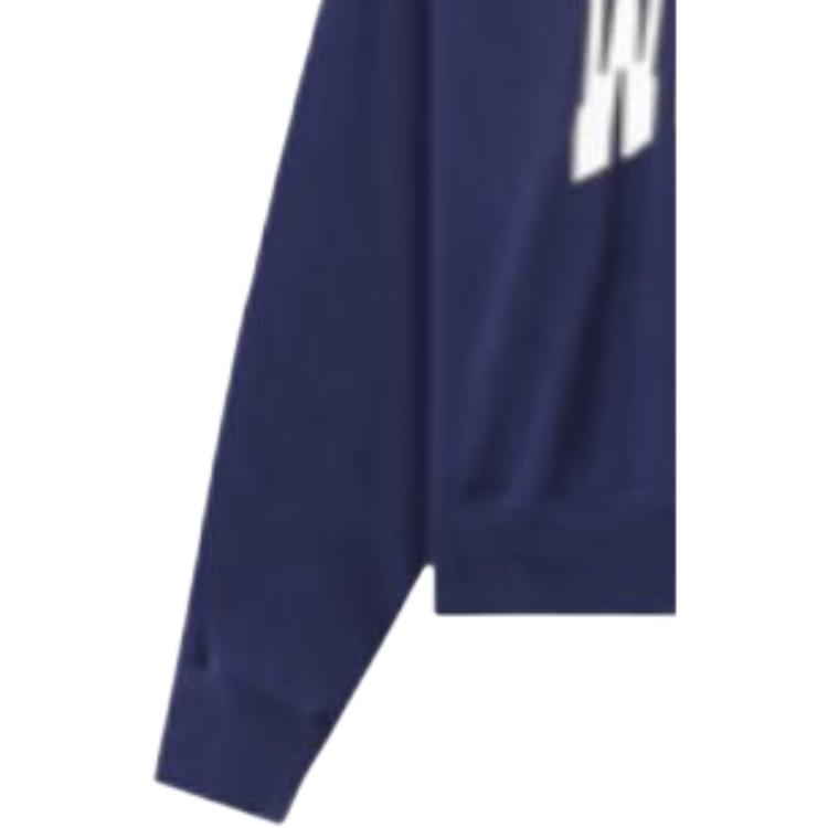 We11done FW22 Letter Sweatshirt Unisex sweatshirt Blue WD-TS3-22-799-U-NV