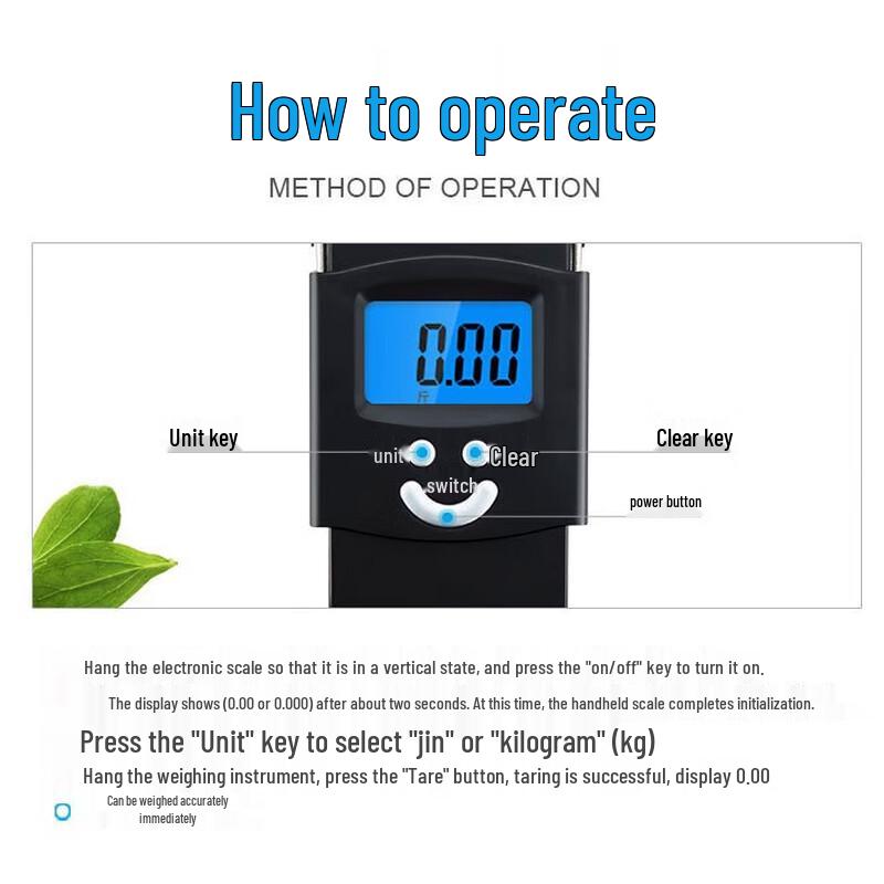 Portable Digital Hanging Scale 50kg