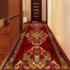 European Style Luxury Runner Hallway Carpet Decoration Hall Long Corridor Anti Slip Rugs Customizable Stairs Aisle Washable Mat