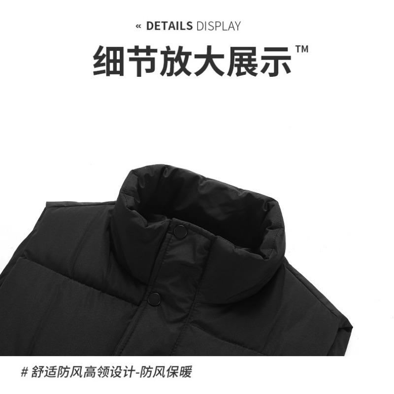 Men S Hooded Pullover Striped Thick Casual Sleeveless Vest