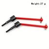 64mm Metal CVD Drive Shaft for Tamiya DT03 TT02B TT-02B 1/10 RC Car - Heavy Duty Universal Upgrade Parts