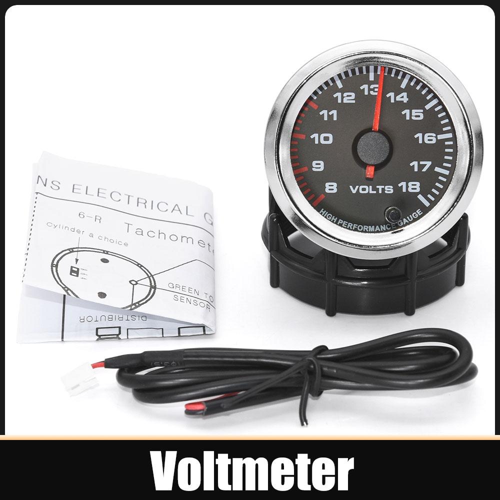 

New 12V 2 52mm 7 Colors LED Car Boost Gauge Water Temperature Oil Temp Oil Press Air Fuel Ratio Voltmeter Tachometer RPM Gauge