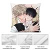 Anime Boys' love Pillow Case Anti-dustmite Pillow Invisible zipper silky short plush Sofa cushion cover