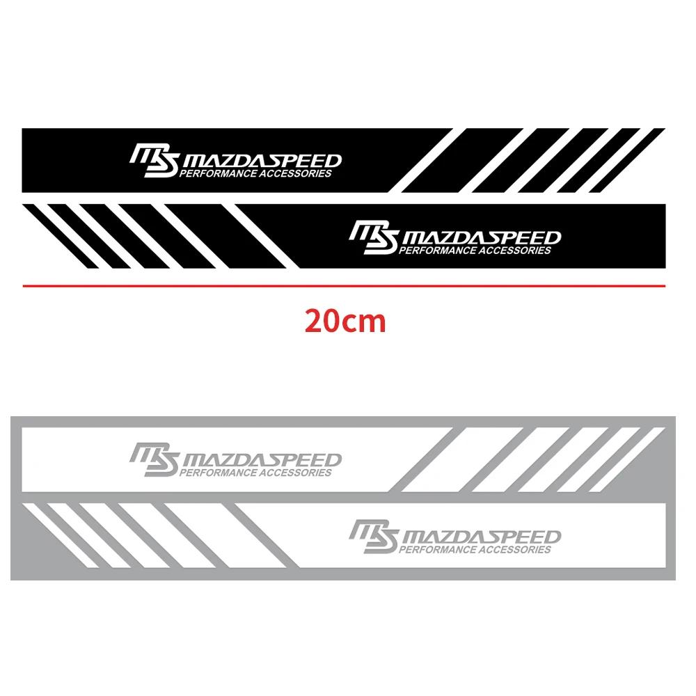 Car Mirror Decoration Stickers Body Trunk Car Emblem Decal Decoration For Mazda 3 4 5 6 Axela Atenza CX-3 CX-5 CX-8 RX8 RX3 MX5 b55