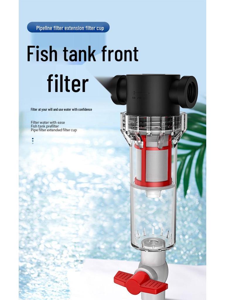 Aquarium Auto-Reinigungs-Fischabfallfilter mit selbstentleerendem Sand-Vorfilter